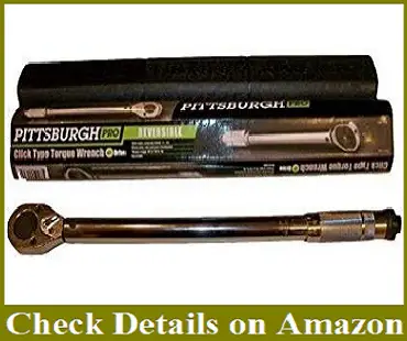 Pittsburgh Pro 239 Professional Drive Click Stop Torque Wrench
